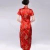 Red Dragon Phoenix Chinese Cheongsam Dress