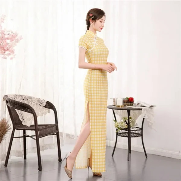 Y2K Vintage Streetwear Cheongsam Summer Casual Dress
