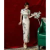 Chinese Silk Cheongsam Evening Dress Women