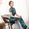Y2K Vintage Streetwear Cheongsam Summer Casual Dress